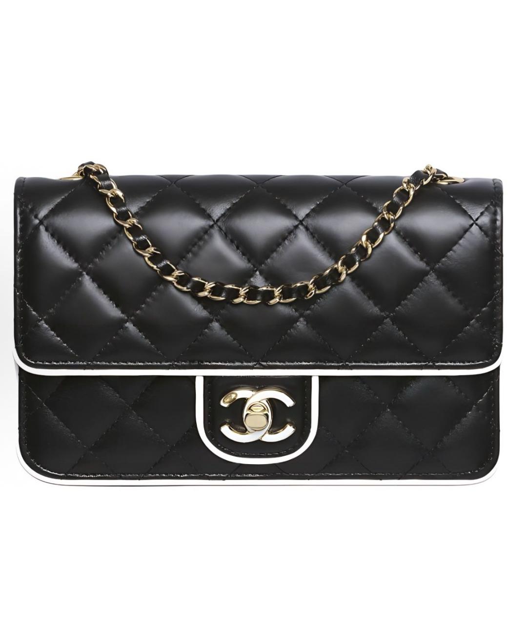 CHANEL Черная сумка через плечо, фото 1