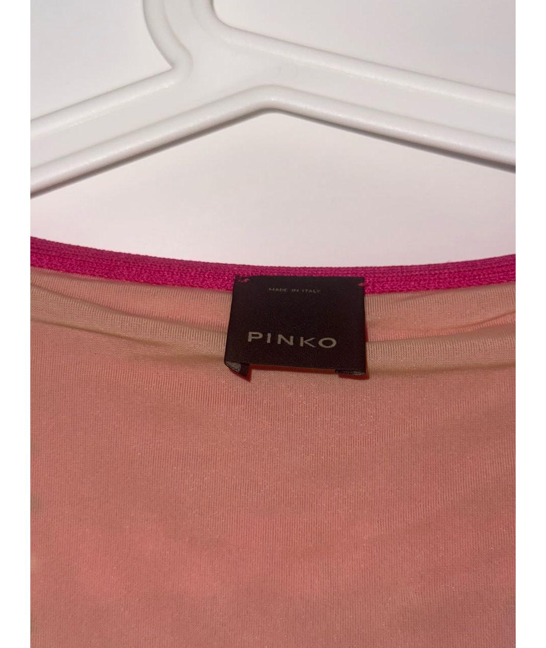 PINKO Фуксия вискозное повседневное платье, фото 8