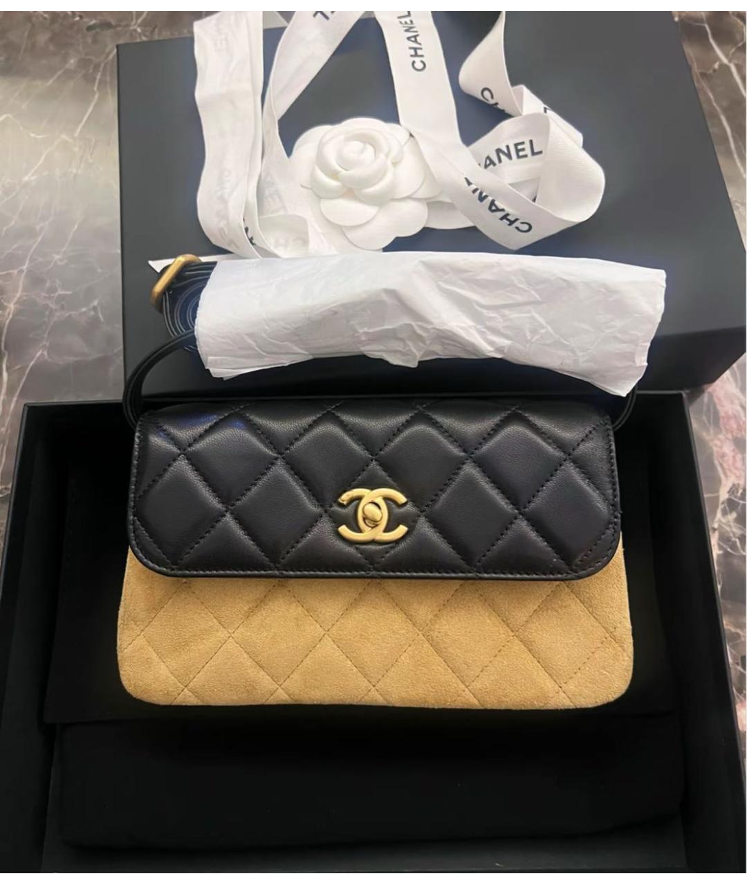 CHANEL Кожаная сумка через плечо, фото 5