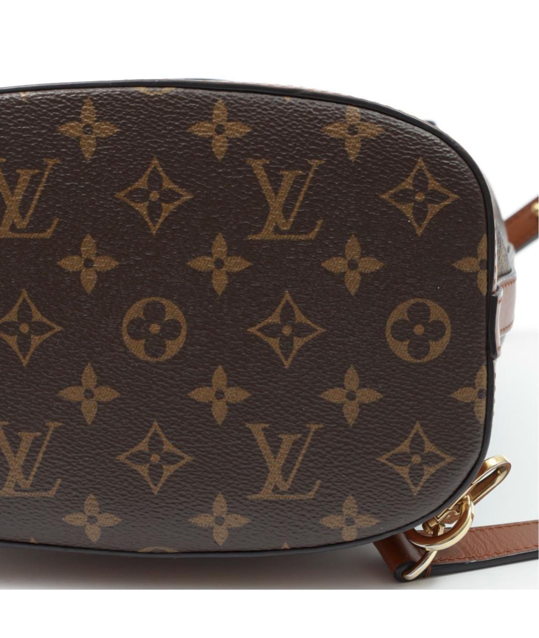 LOUIS VUITTON Коричневый кожаный рюкзак, фото 5