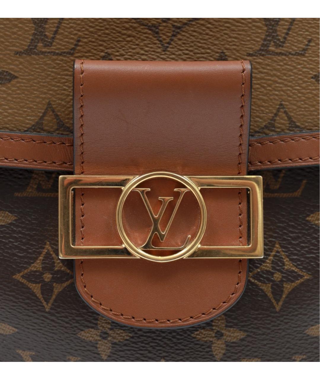 LOUIS VUITTON Коричневый кожаный рюкзак, фото 7