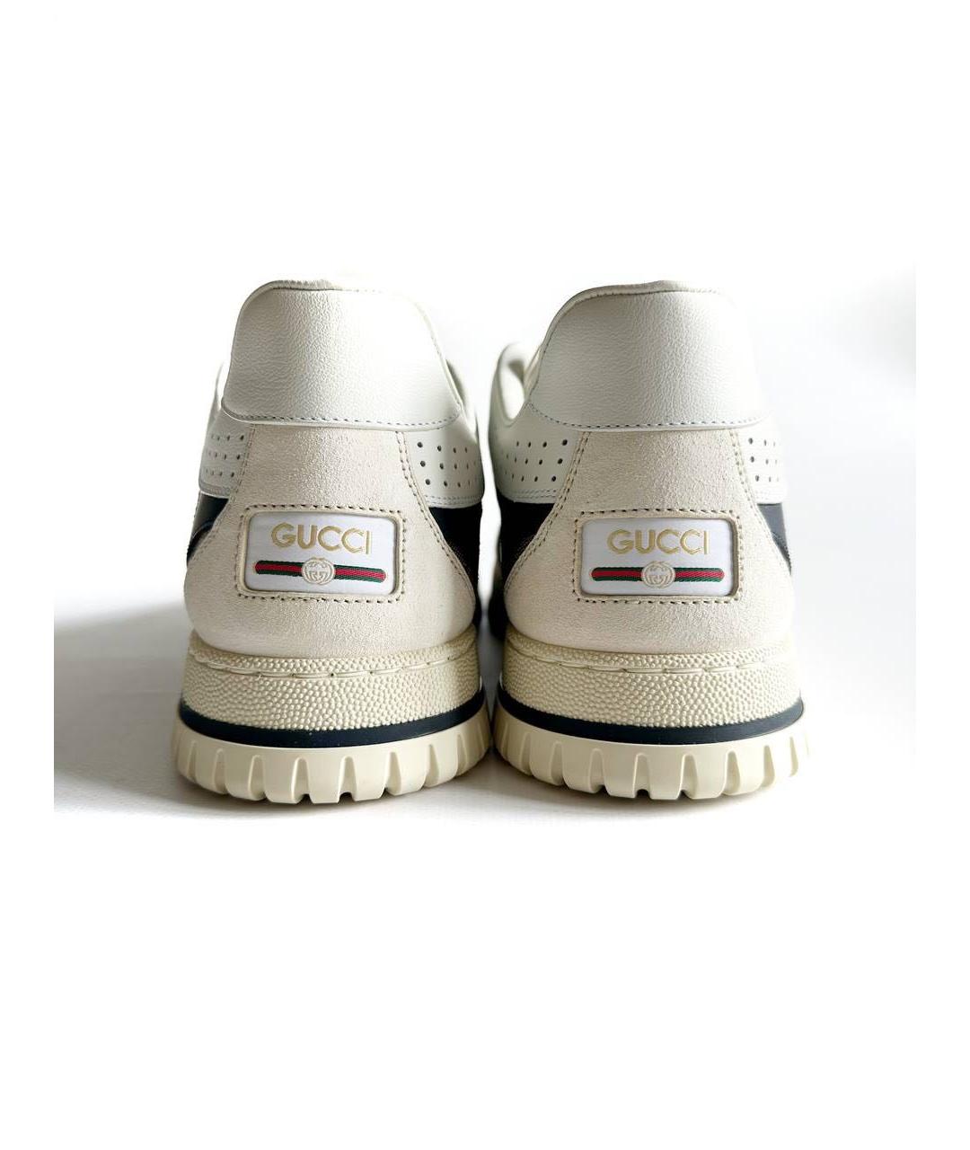 GUCCI Мульти кожаные низкие кроссовки / кеды, фото 6