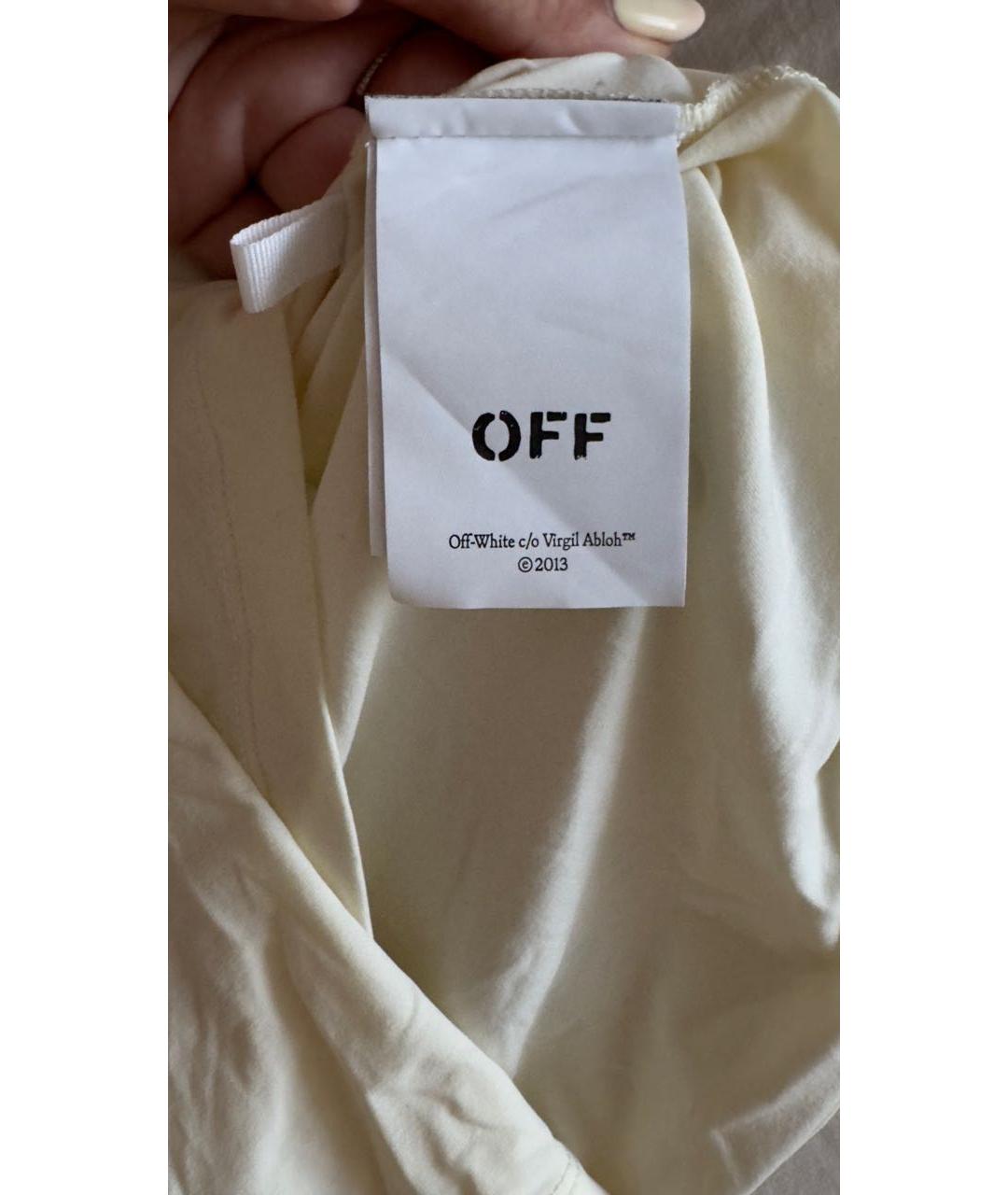 OFF-WHITE Белая полиамидовая водолазка, фото 6