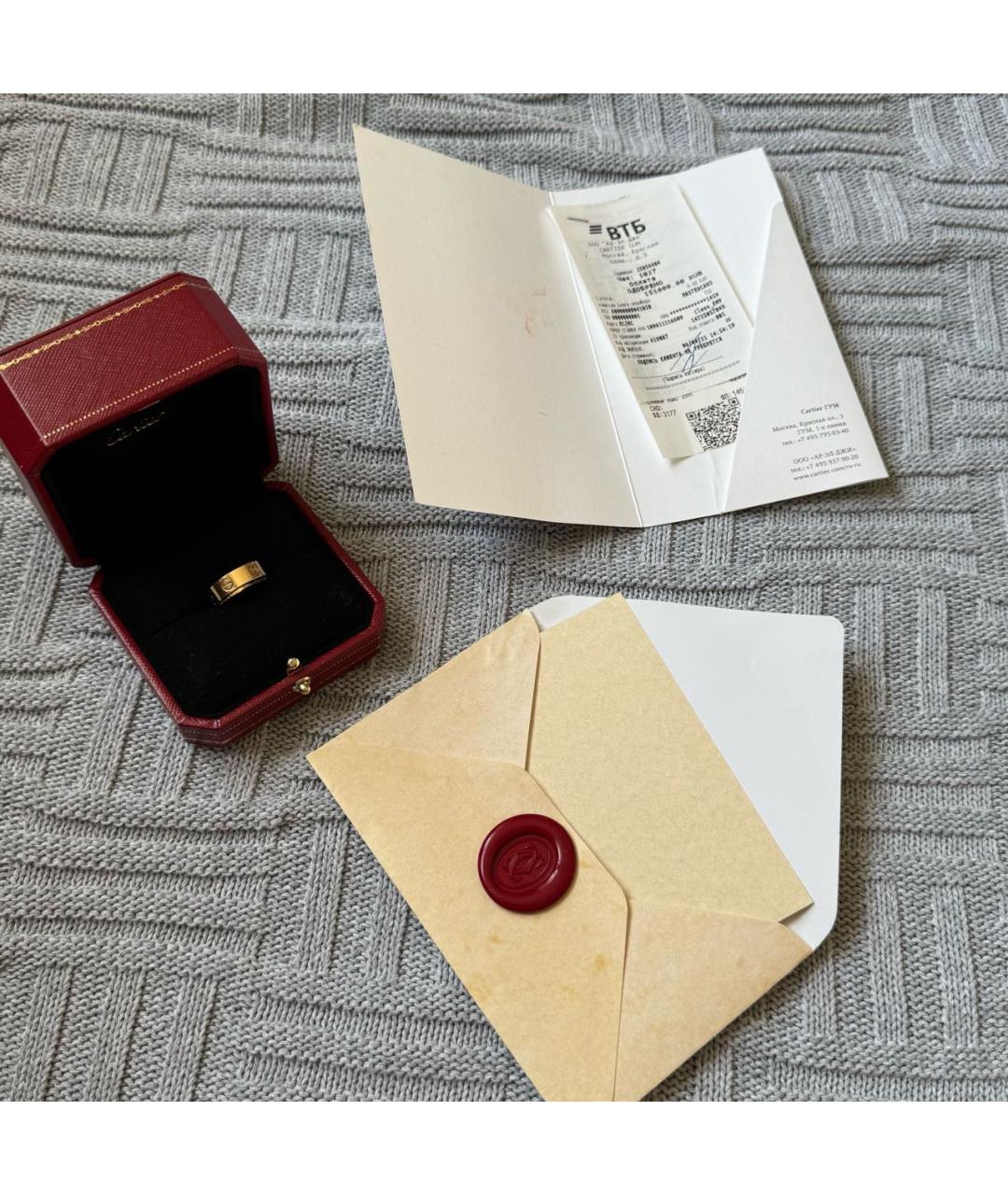 CARTIER Золотое кольцо из желтого золота, фото 3