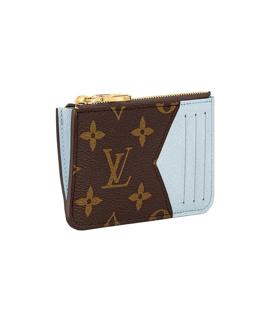 LOUIS VUITTON Коричневый кардхолдер, фото 2