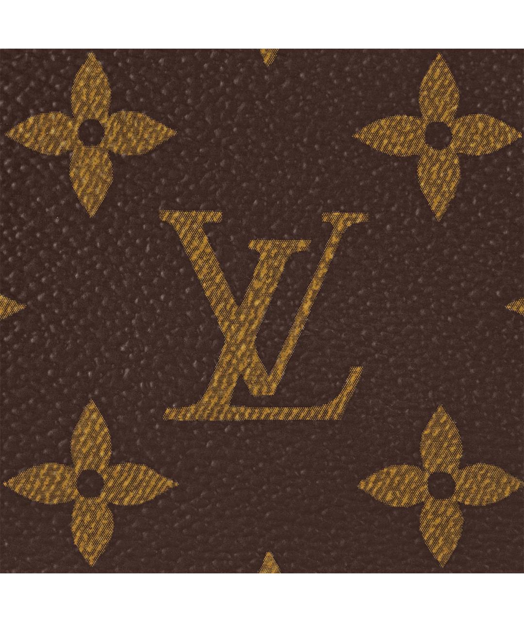 LOUIS VUITTON Коричневый кардхолдер, фото 5