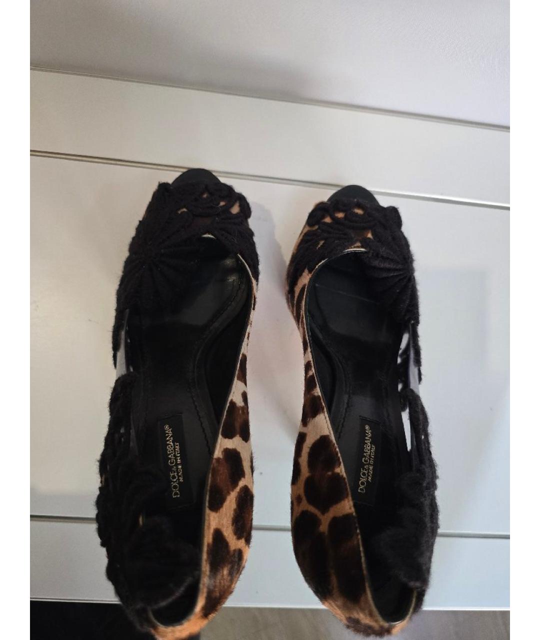 DOLCE&GABBANA Мульти туфли, фото 3