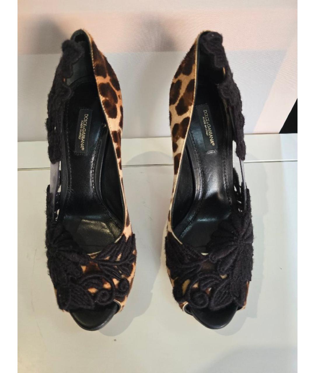 DOLCE&GABBANA Мульти туфли, фото 2