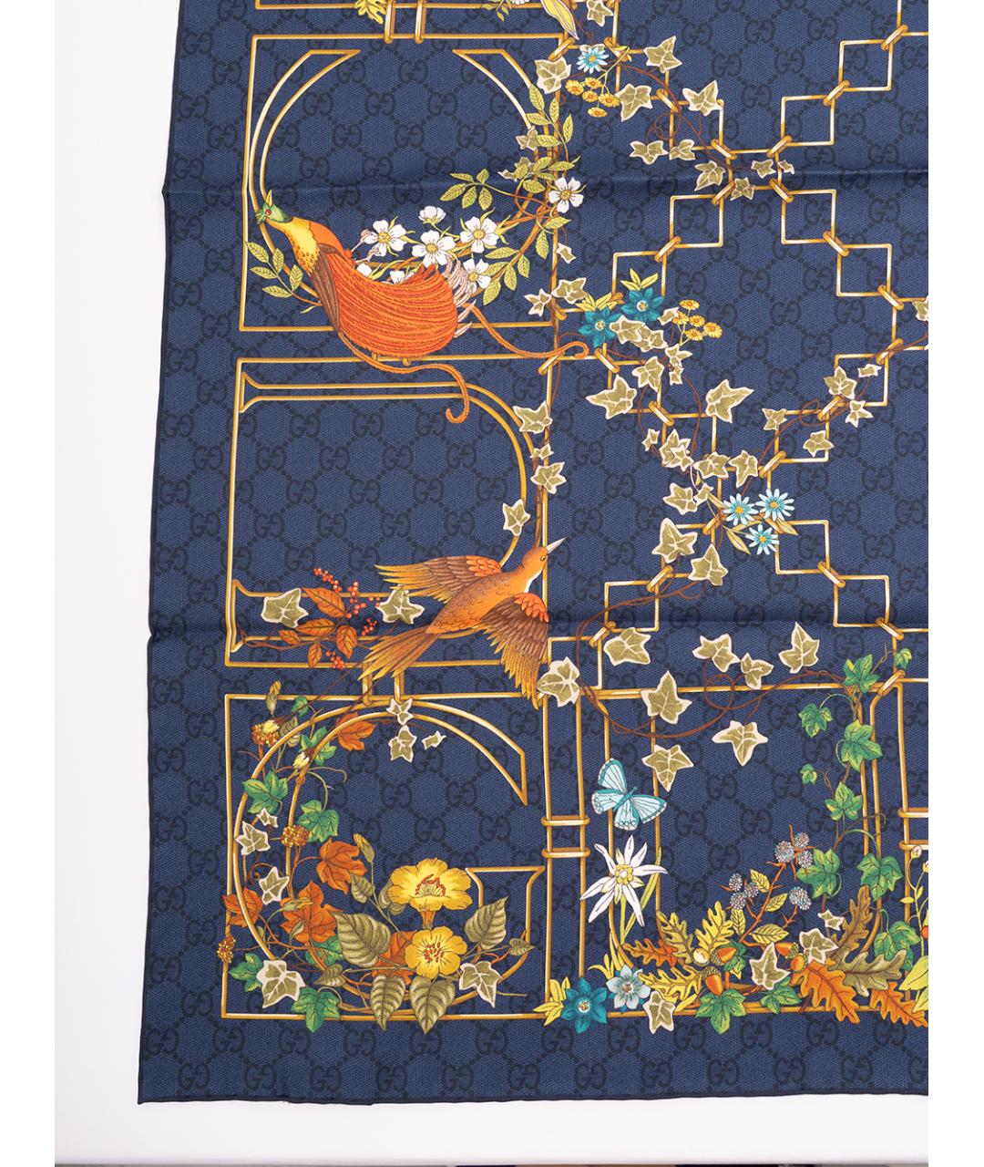 GUCCI Мульти шелковый шарф, фото 3