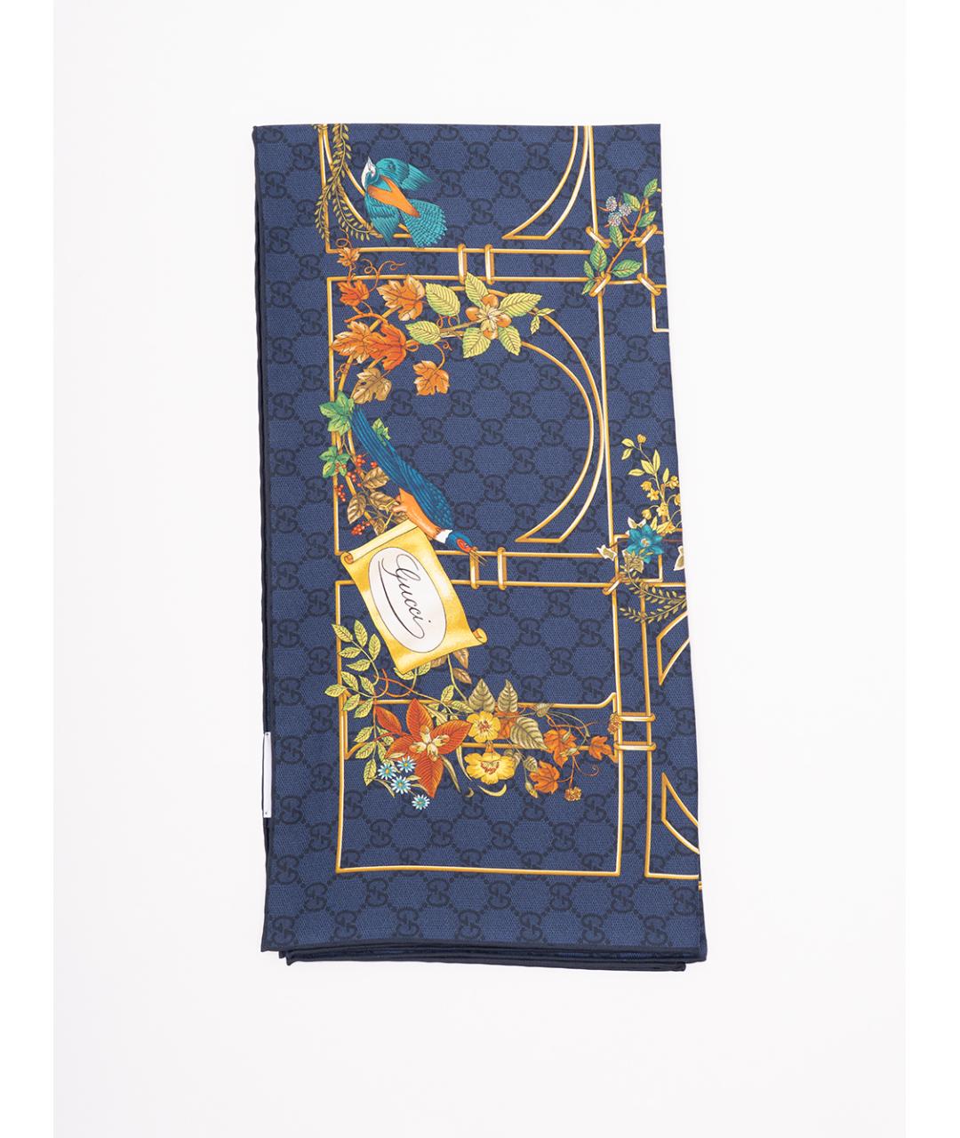 GUCCI Мульти шелковый шарф, фото 4