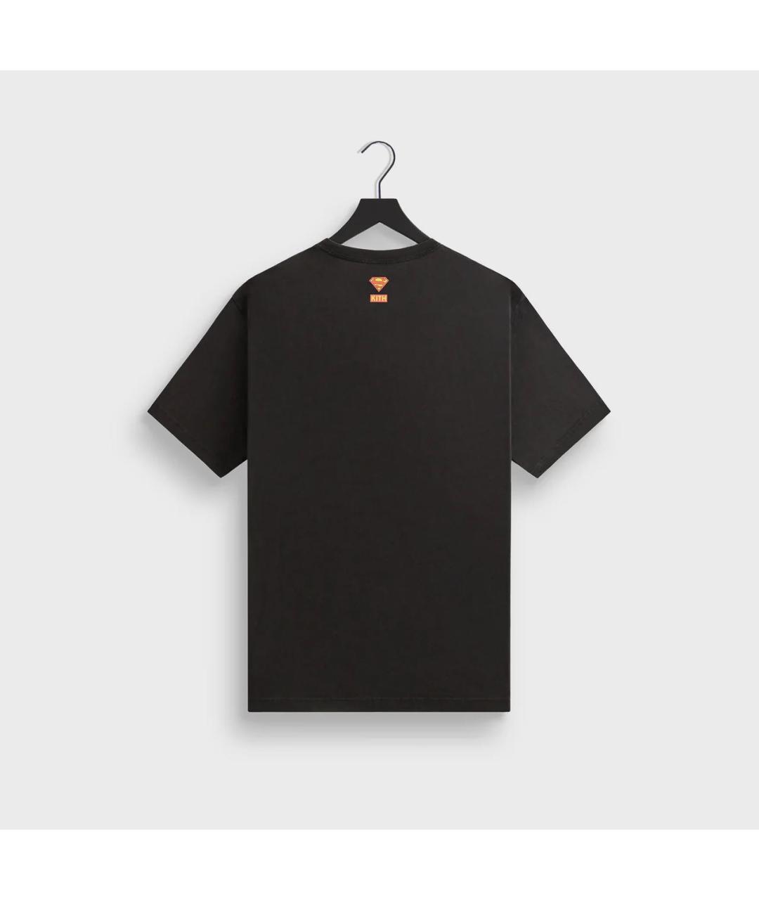 KITH Черная хлопковая футболка, фото 2