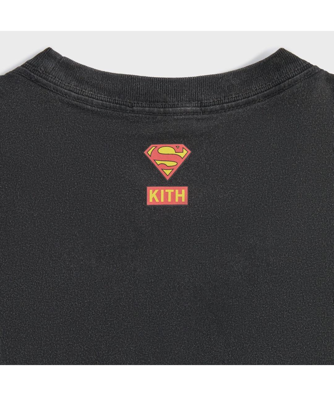 KITH Черная хлопковая футболка, фото 5