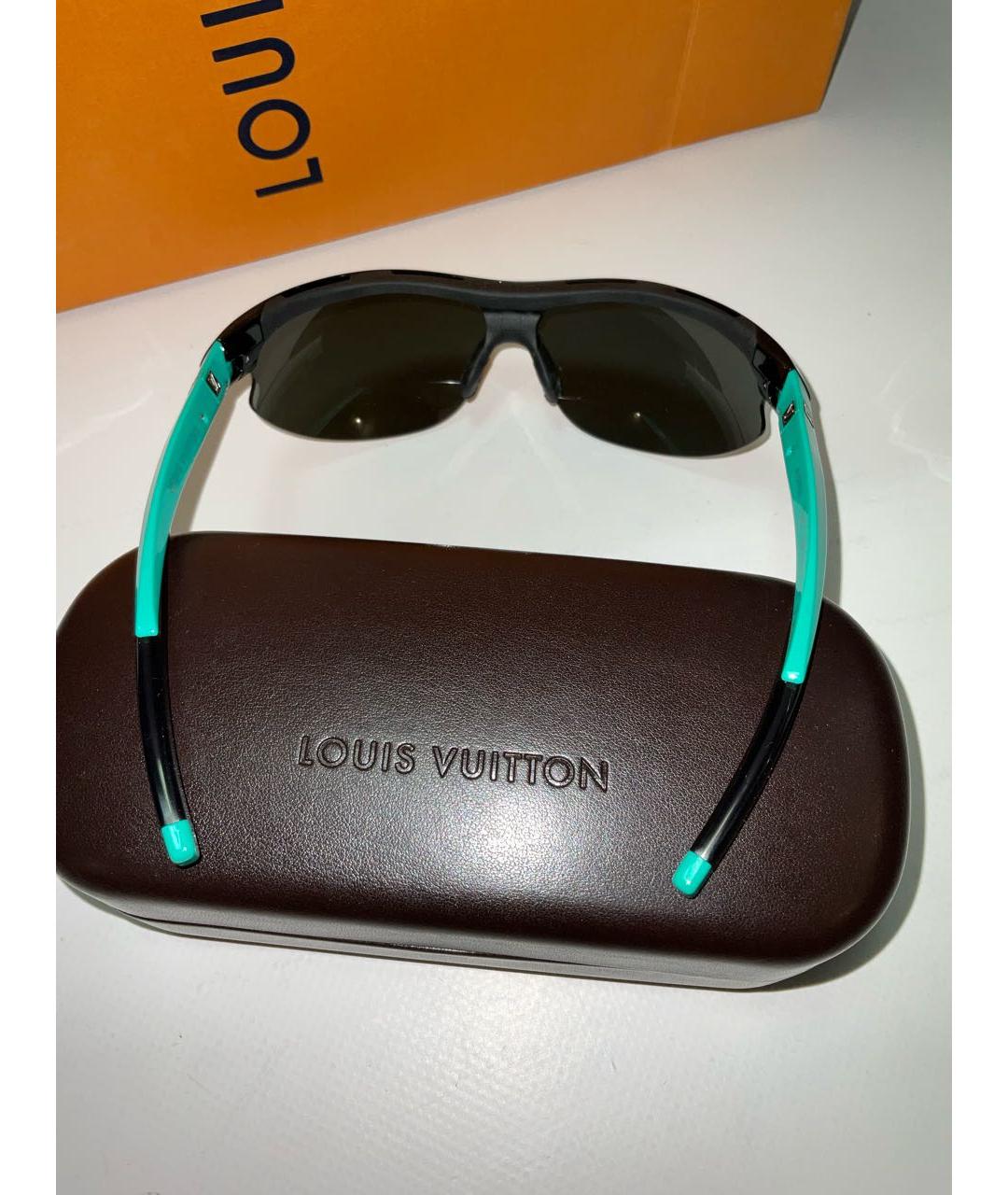 LOUIS VUITTON Бирюзовые солнцезащитные очки, фото 7