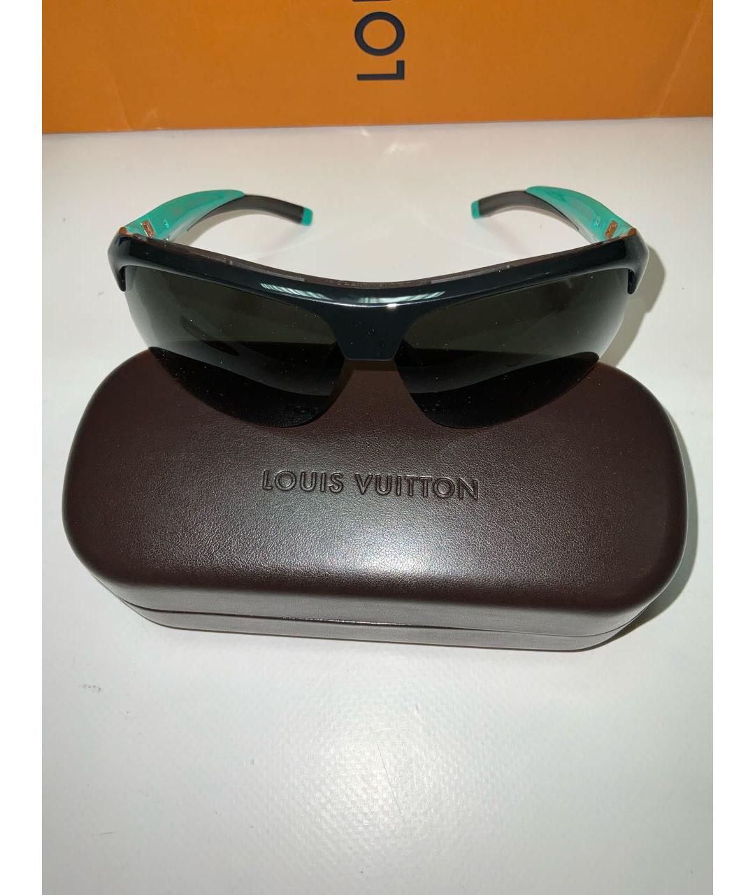 LOUIS VUITTON Бирюзовые солнцезащитные очки, фото 3