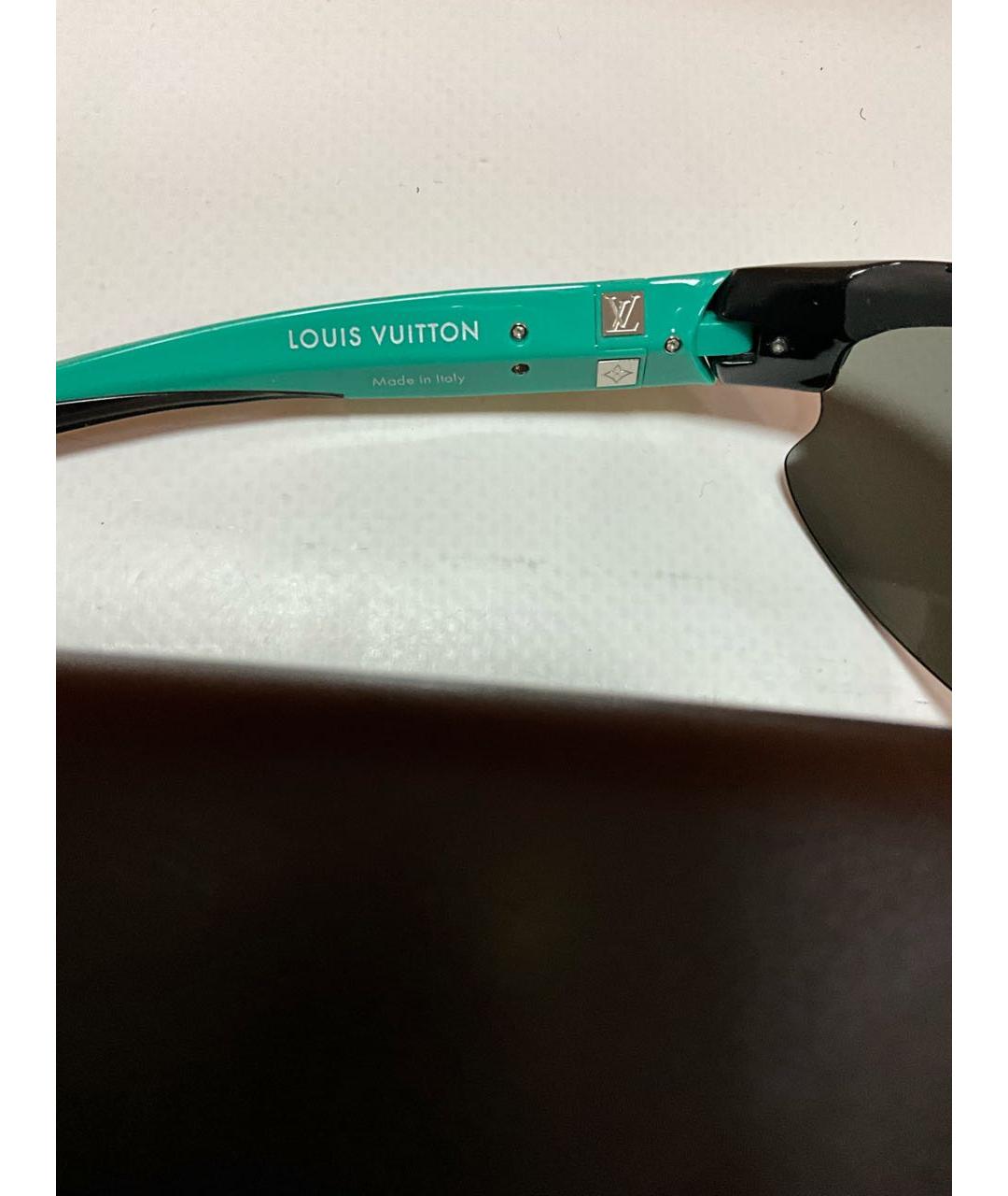 LOUIS VUITTON Бирюзовые солнцезащитные очки, фото 5
