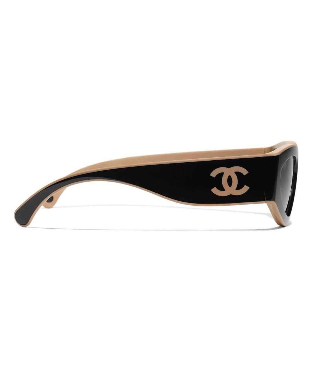 CHANEL Черные солнцезащитные очки, фото 3