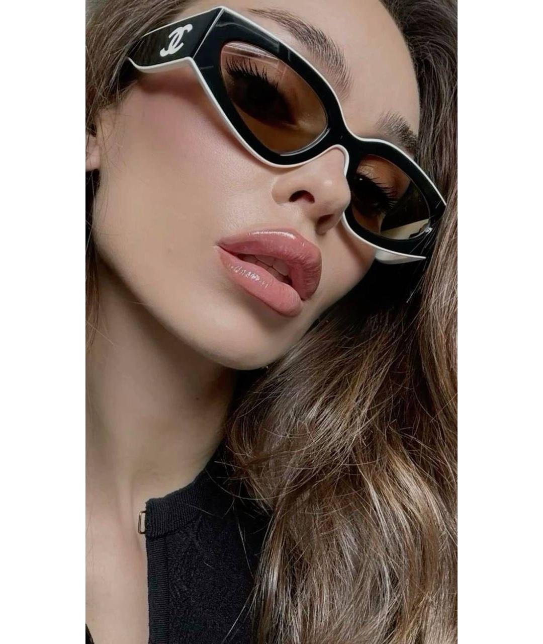CHANEL Черные солнцезащитные очки, фото 6