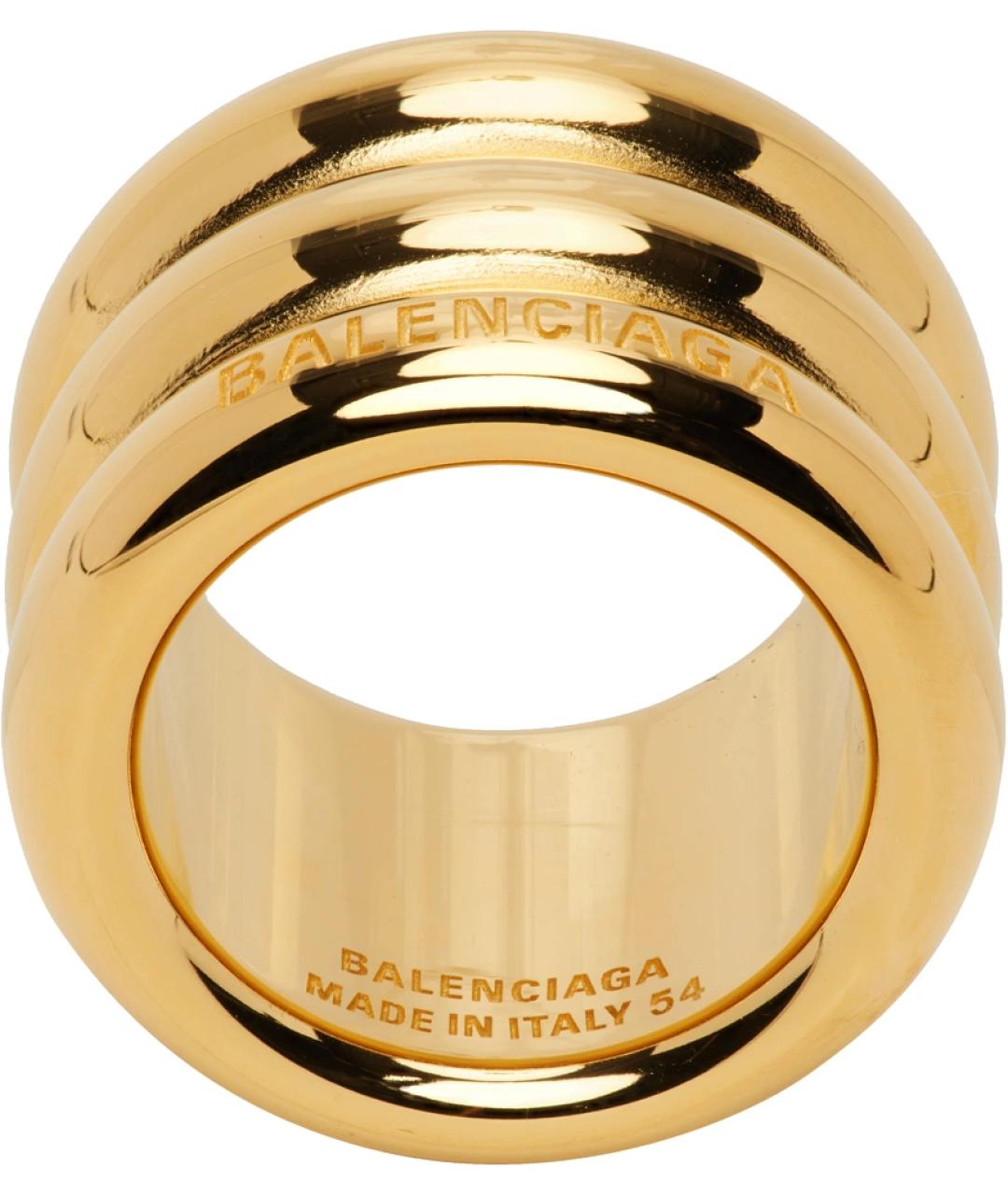 BALENCIAGA Золотое кольцо, фото 10