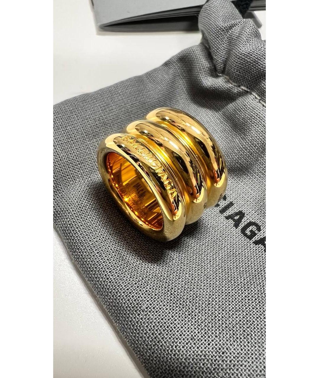 BALENCIAGA Золотое кольцо, фото 3
