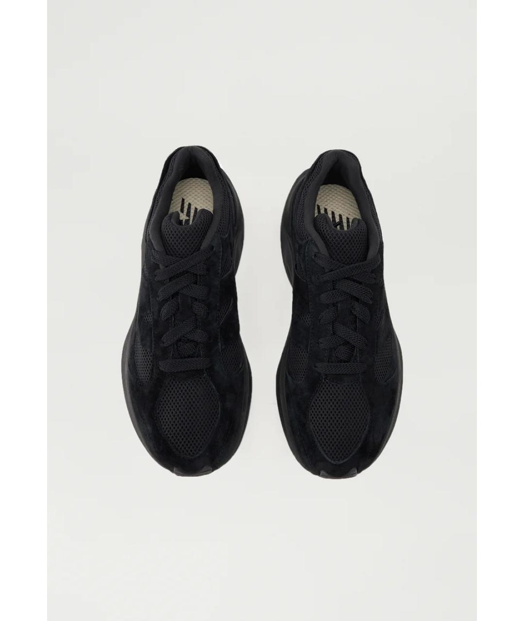 NEW BALANCE Черные замшевые низкие кроссовки / кеды, фото 2