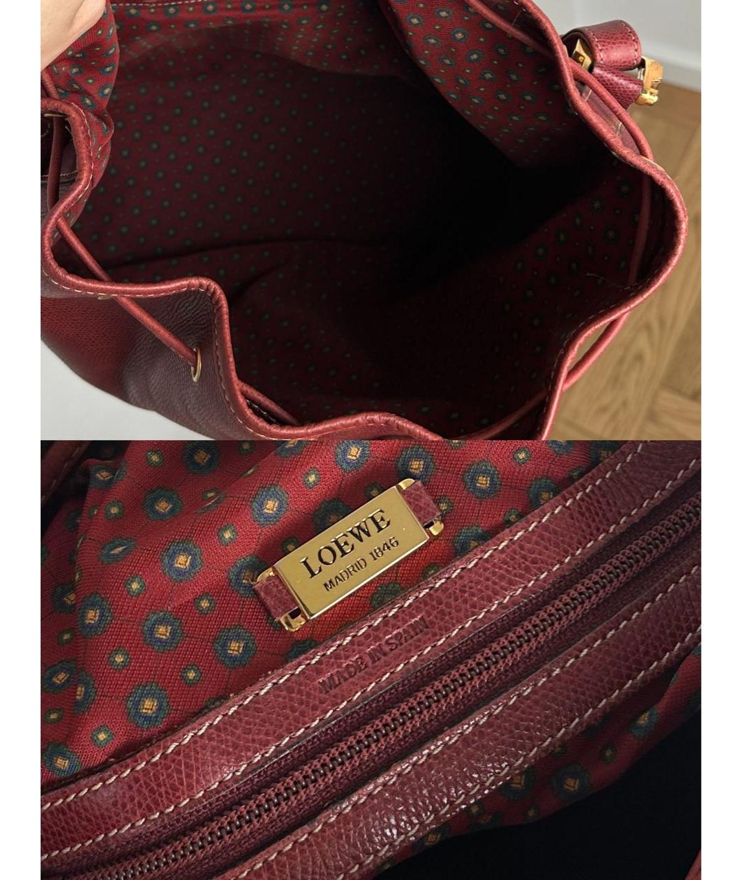 LOEWE Кожаная сумка тоут, фото 8