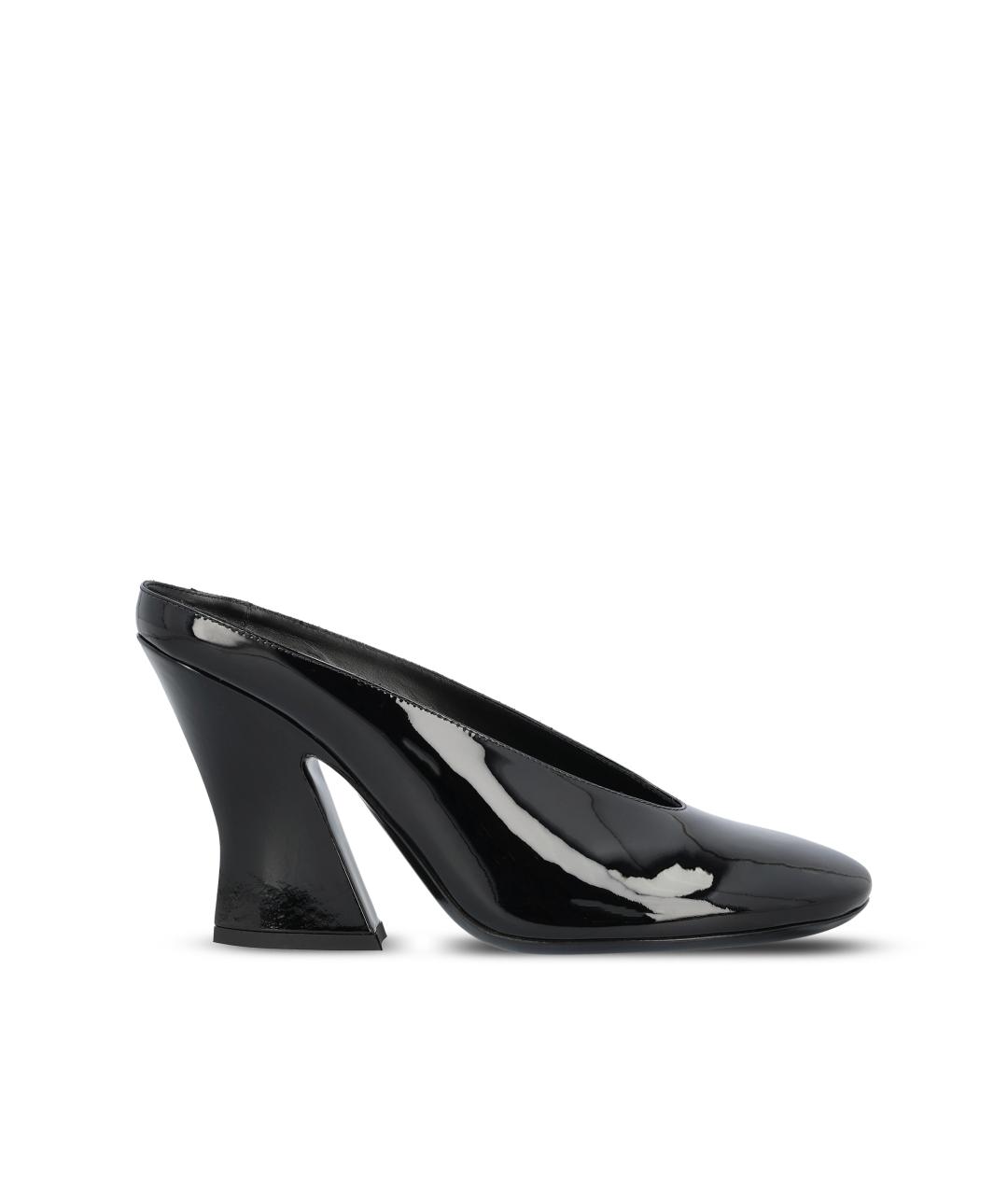 GIVENCHY Черные мюли из лакированной кожи, фото 5