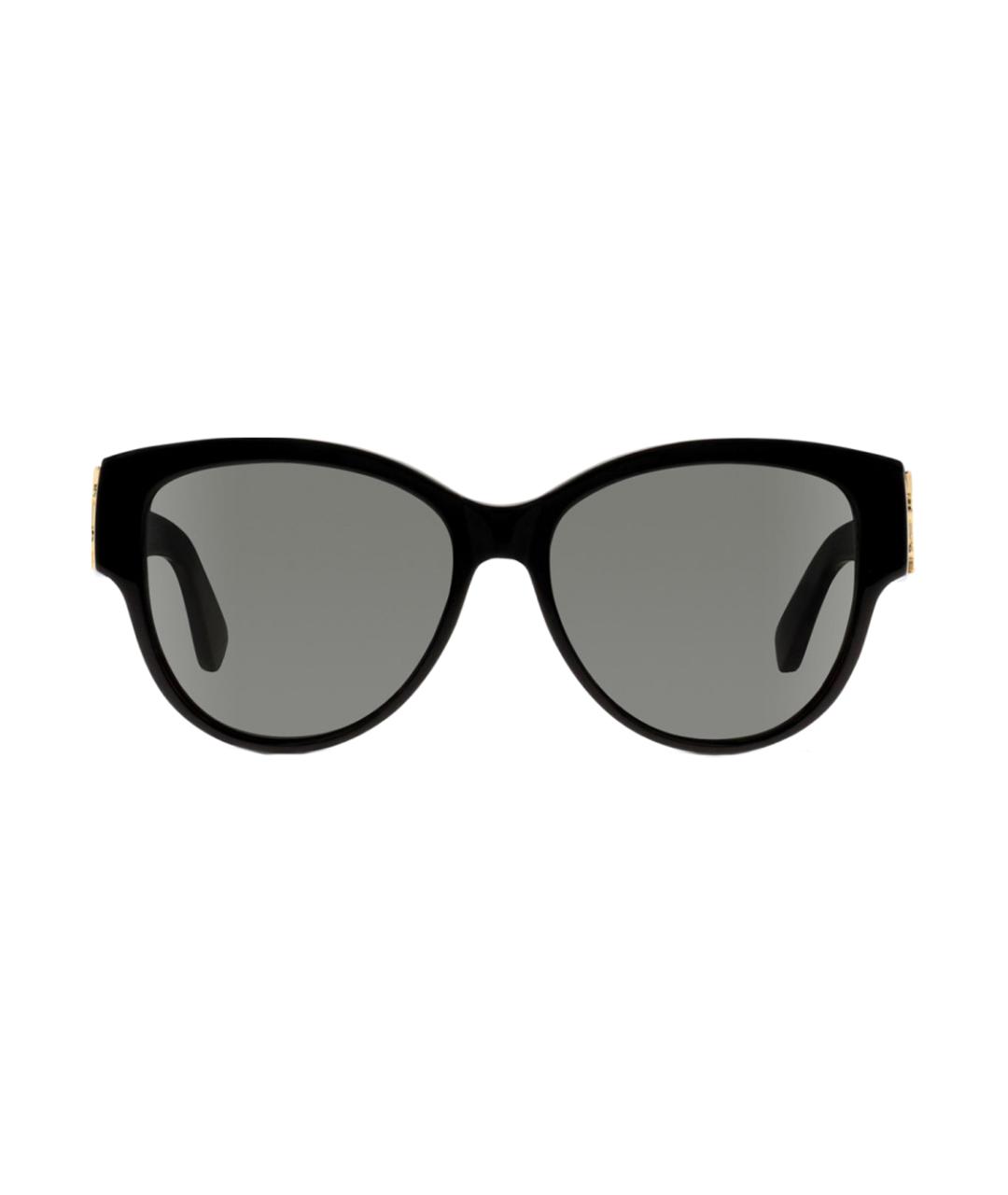 SAINT LAURENT Черные пластиковые солнцезащитные очки, фото 2