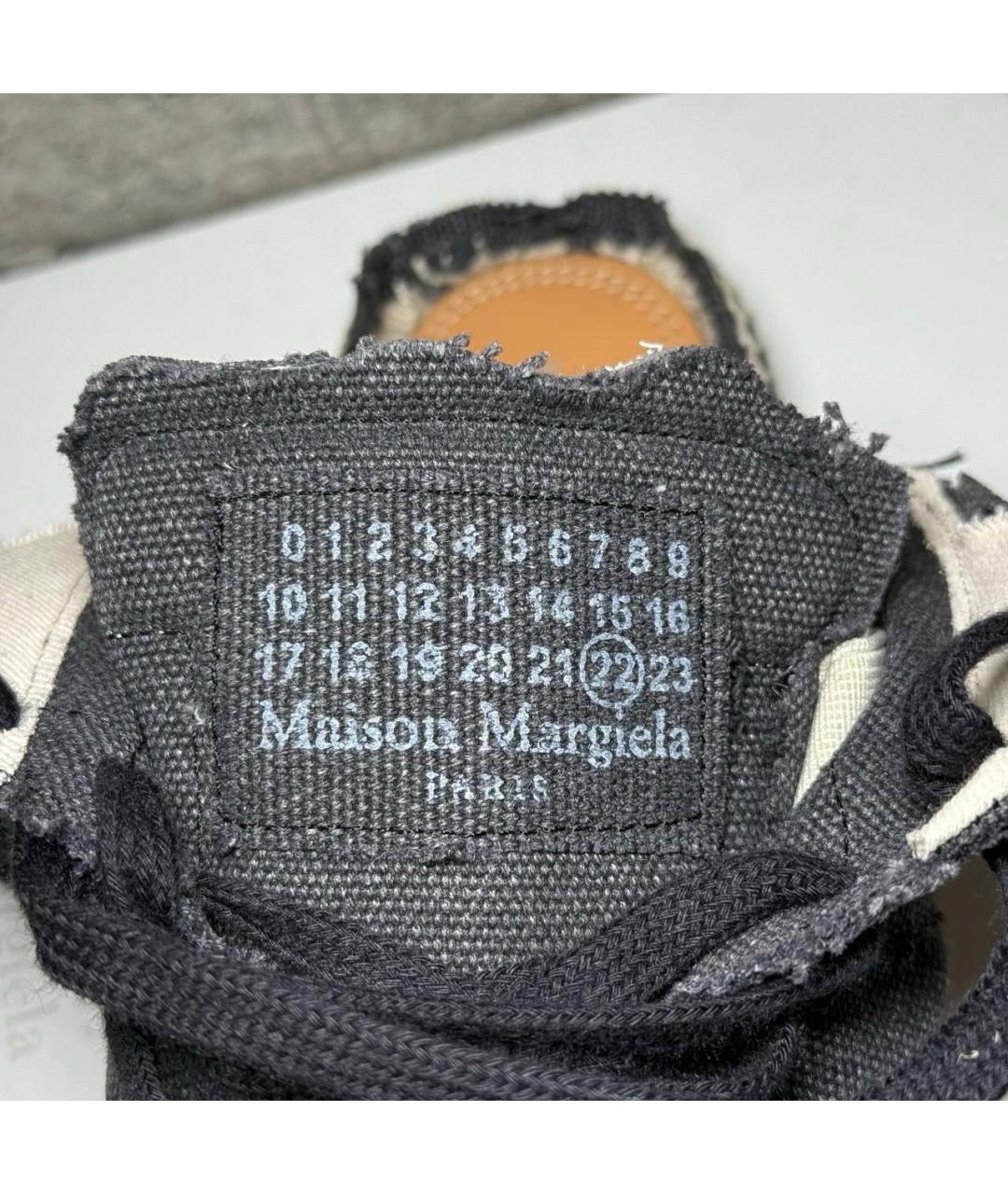 MAISON MARGIELA Черные текстильные эспадрильи, фото 4
