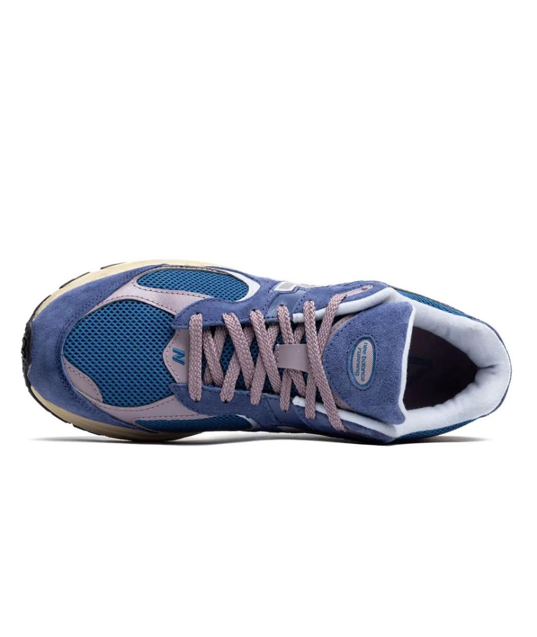 NEW BALANCE Темно-синие замшевые низкие кроссовки / кеды, фото 3