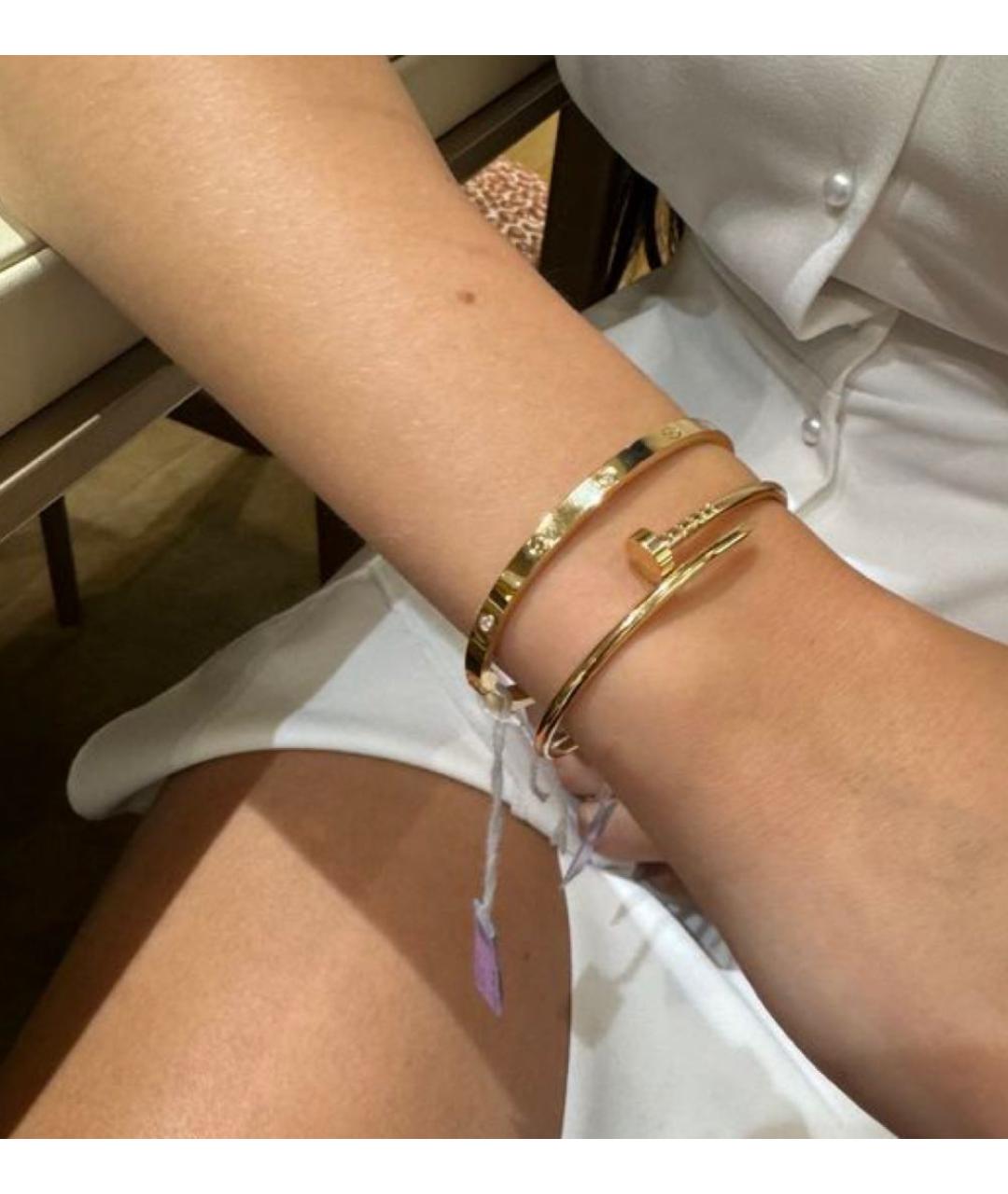 CARTIER Золотой браслет из желтого золота, фото 2