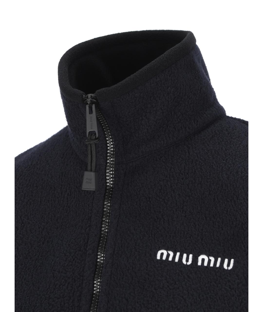 MIU MIU Черный жилет, фото 2