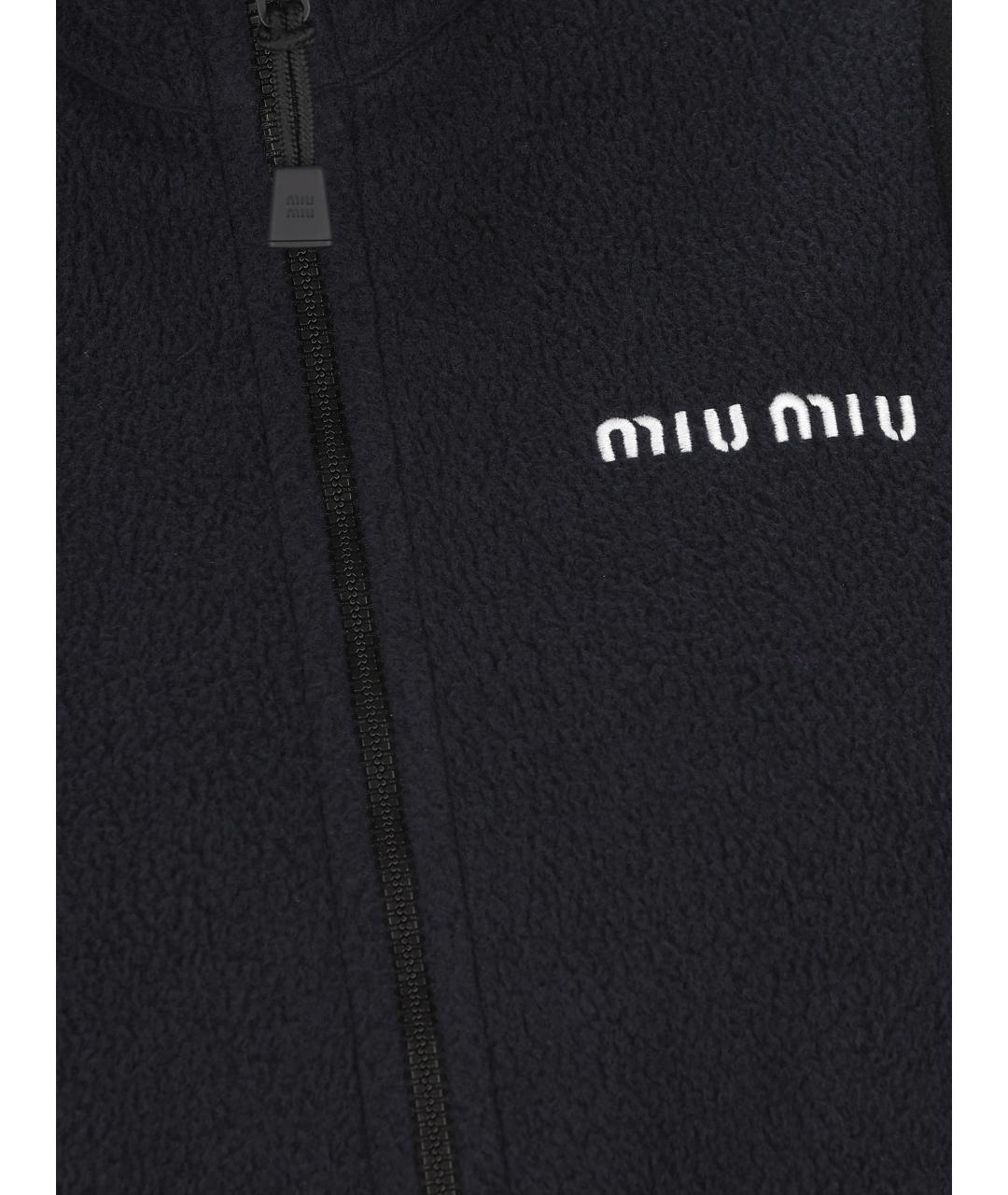 MIU MIU Черный жилет, фото 4