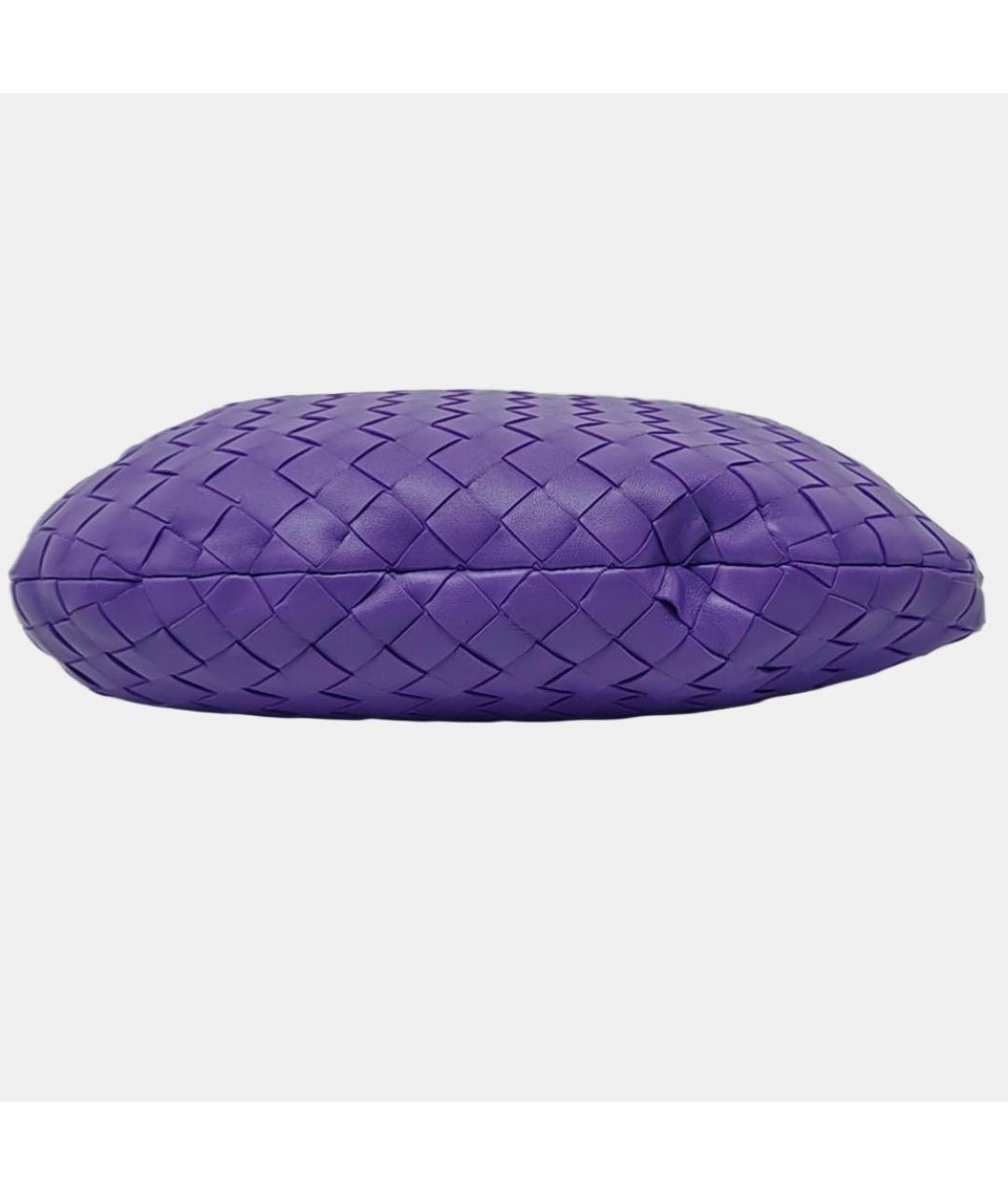 BOTTEGA VENETA Фиолетовая кожаная сумка с короткими ручками, фото 5