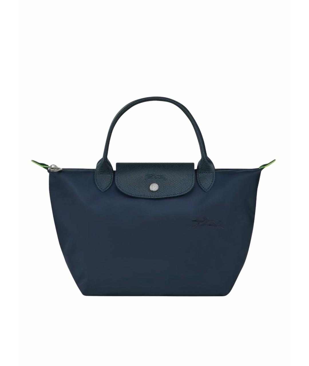 LONGCHAMP Темно-синяя сумка тоут, фото 1