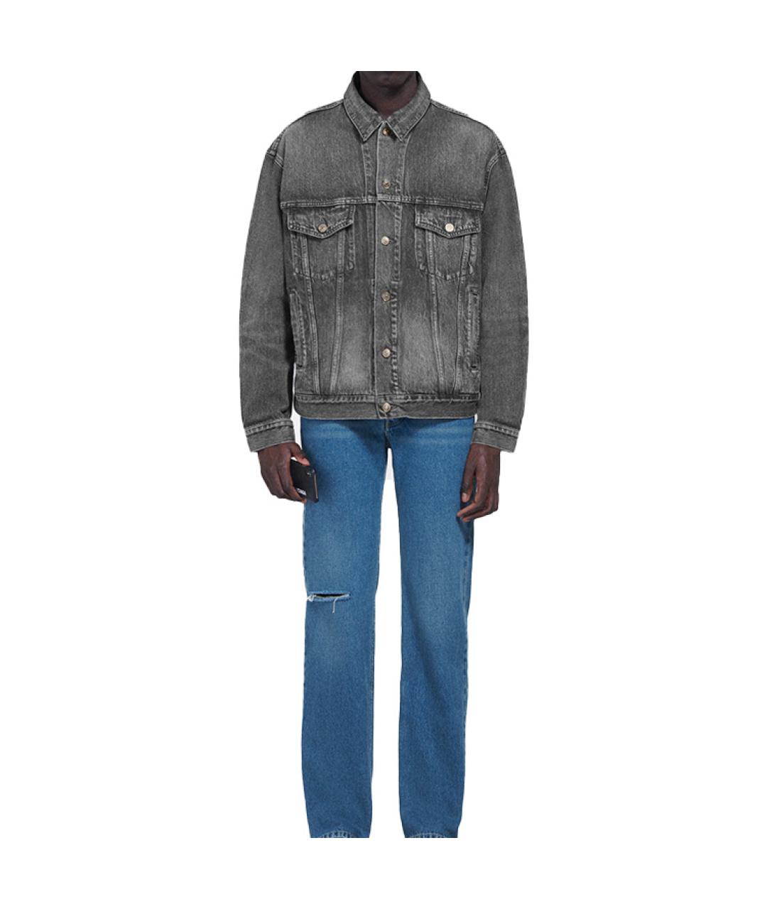 BALENCIAGA Серая куртка, фото 4