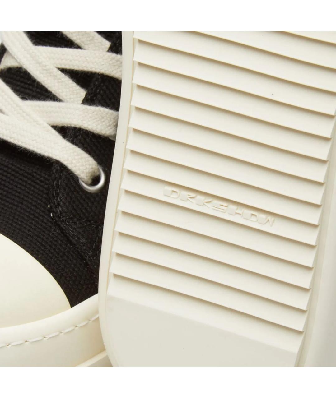RICK OWENS DRKSHDW Черные кеды, фото 4
