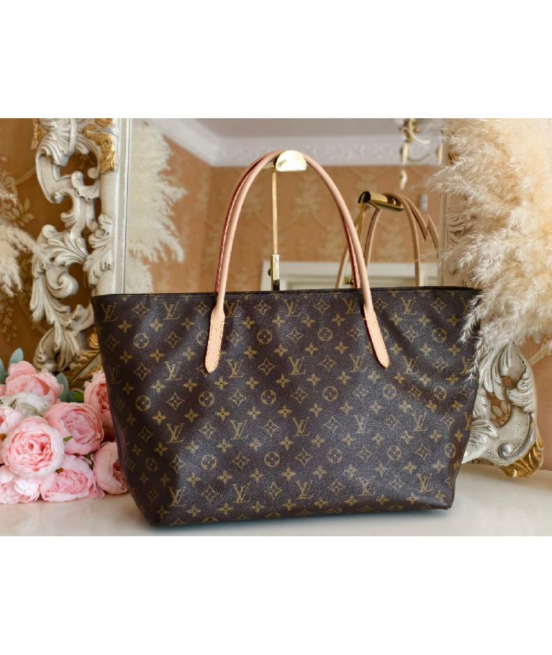 LOUIS VUITTON Коричневая сумка с короткими ручками, фото 2