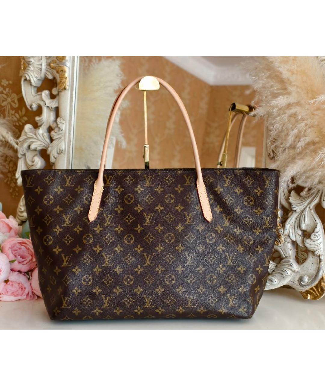 LOUIS VUITTON Коричневая сумка с короткими ручками, фото 9