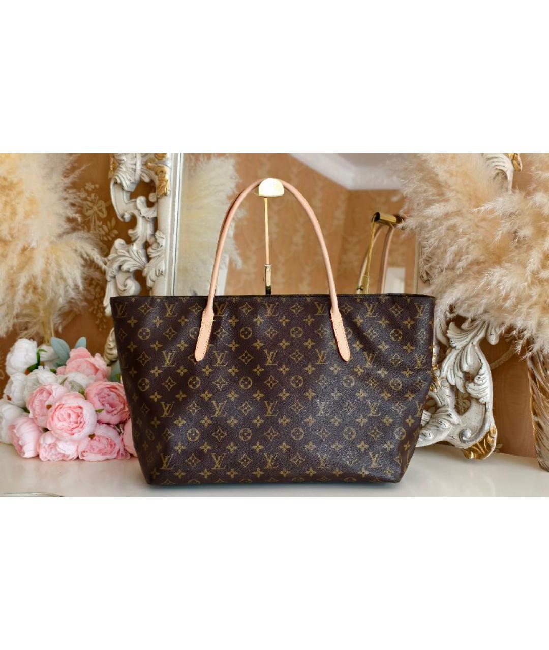 LOUIS VUITTON Коричневая сумка с короткими ручками, фото 3