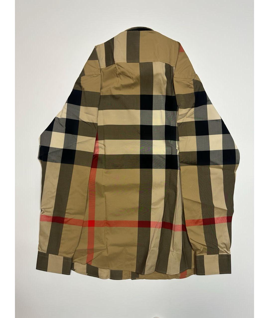 BURBERRY Мульти хлопковая кэжуал рубашка, фото 2