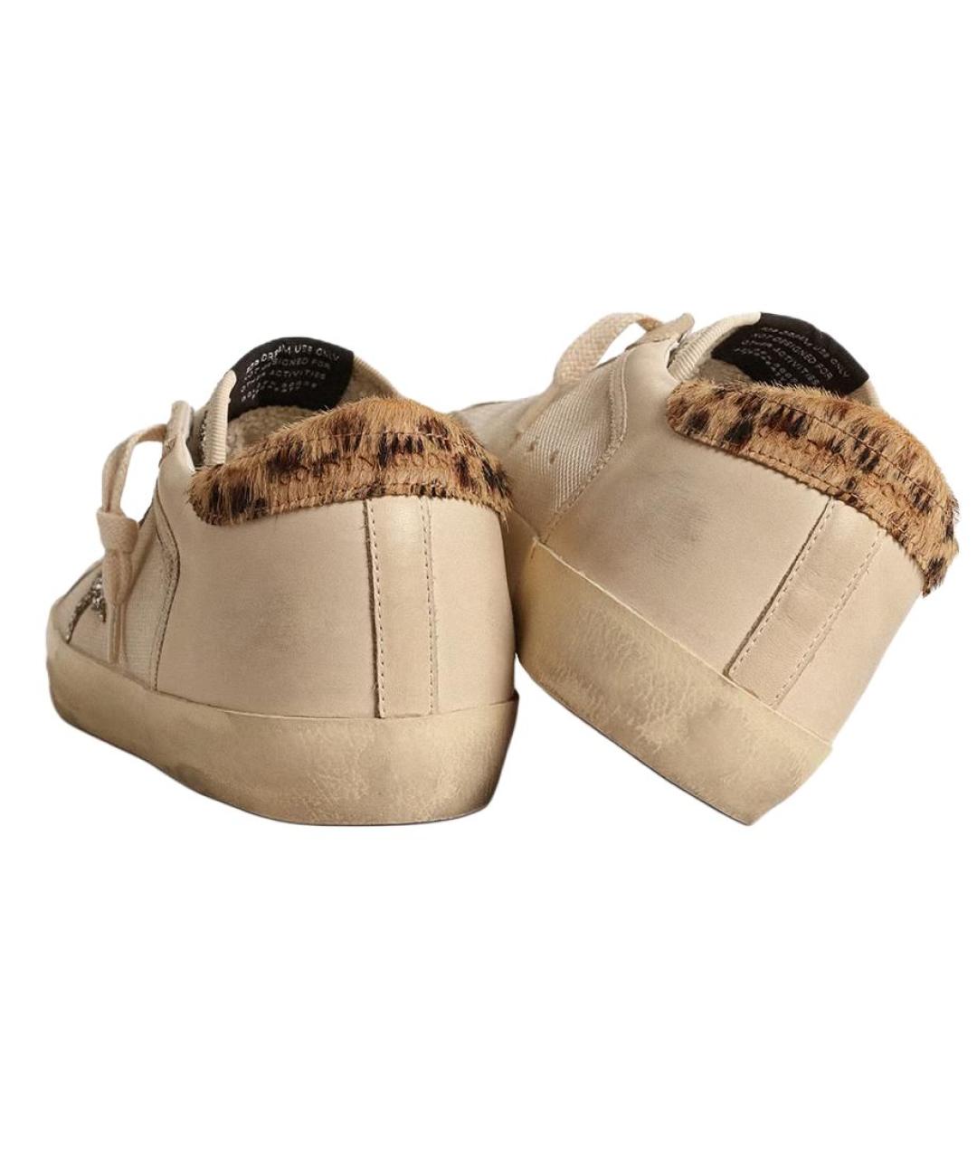 GOLDEN GOOSE DELUXE BRAND Бежевые кеды, фото 5