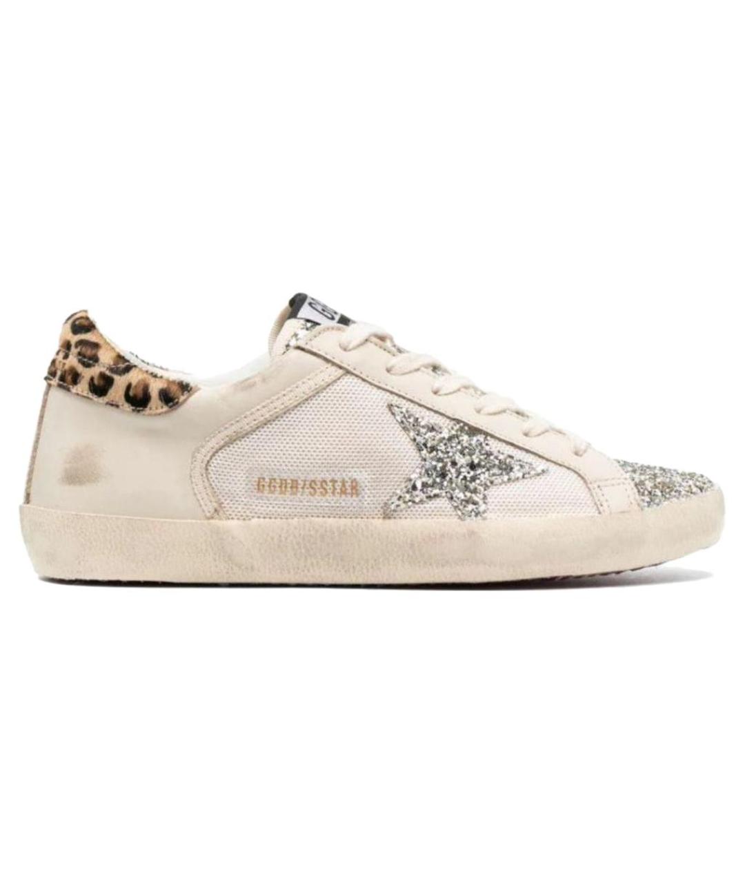 GOLDEN GOOSE DELUXE BRAND Бежевые кеды, фото 1