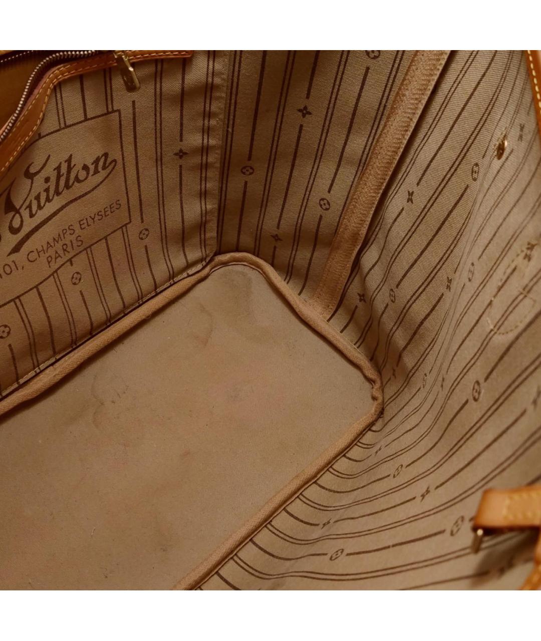 LOUIS VUITTON Коричневая сумка тоут, фото 6