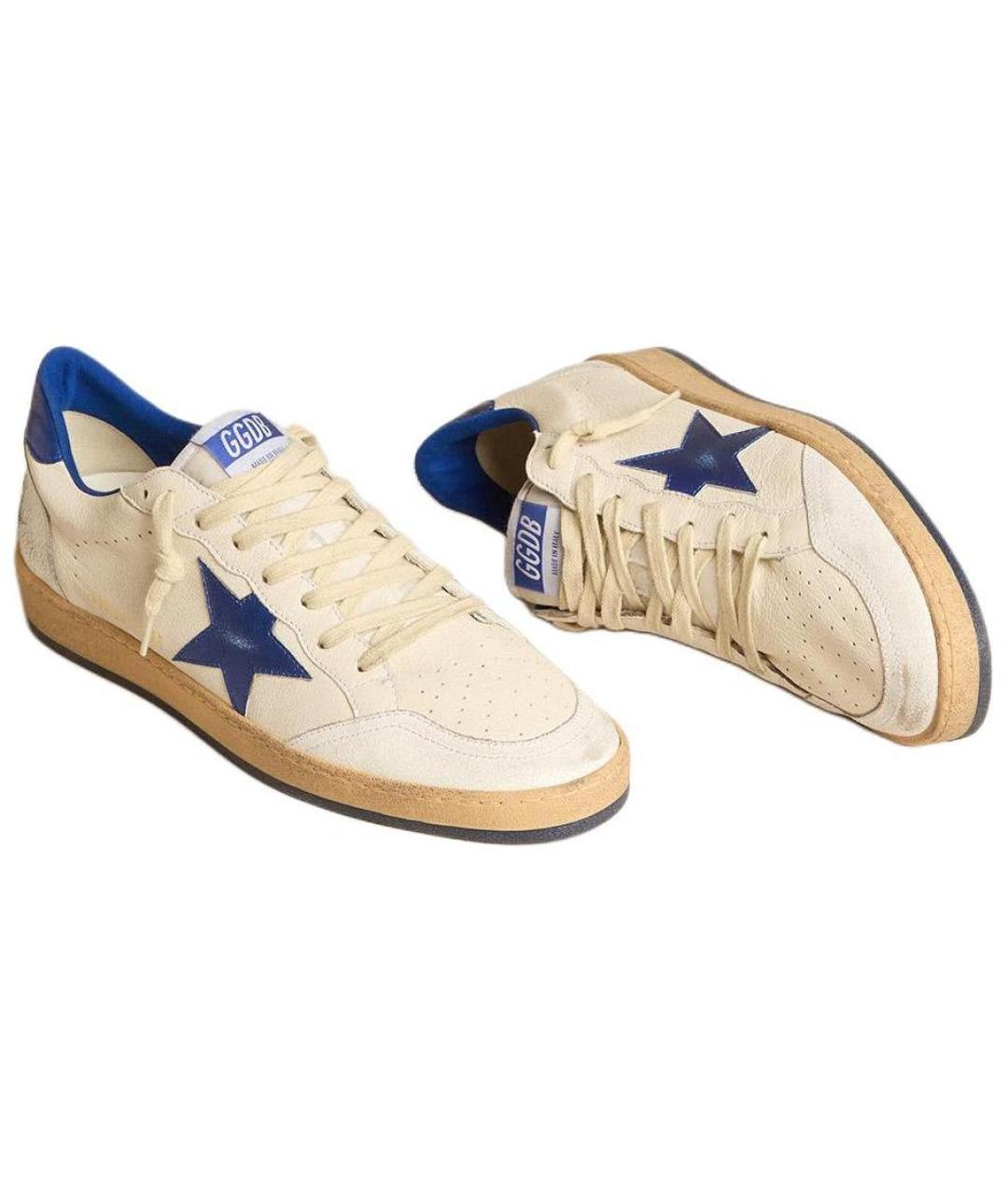 GOLDEN GOOSE DELUXE BRAND Бежевые кеды, фото 3
