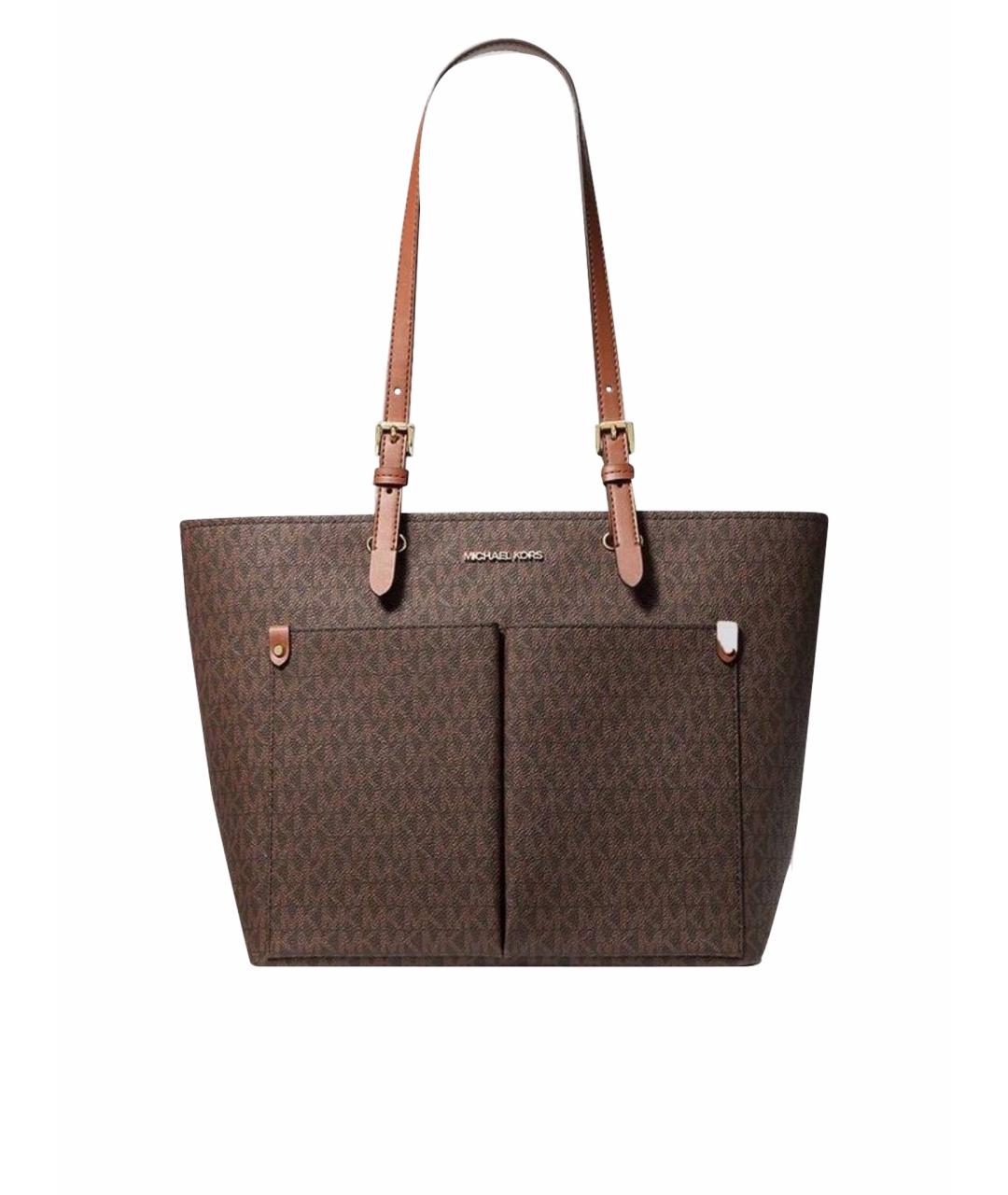 MICHAEL KORS Коричневая сумка тоут, фото 1