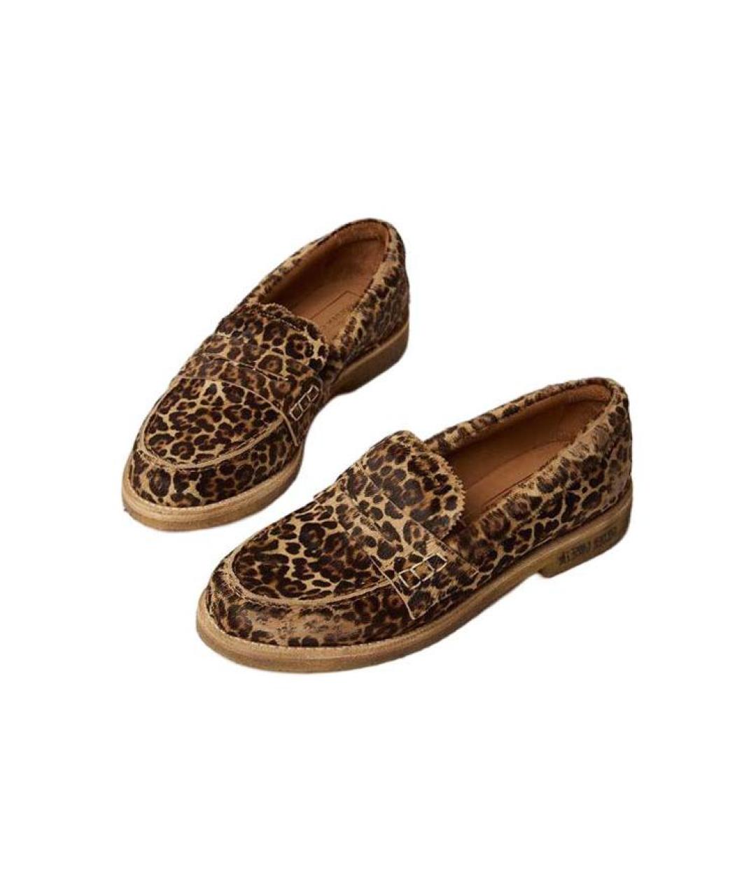 GOLDEN GOOSE DELUXE BRAND Коричневые лоферы, фото 3