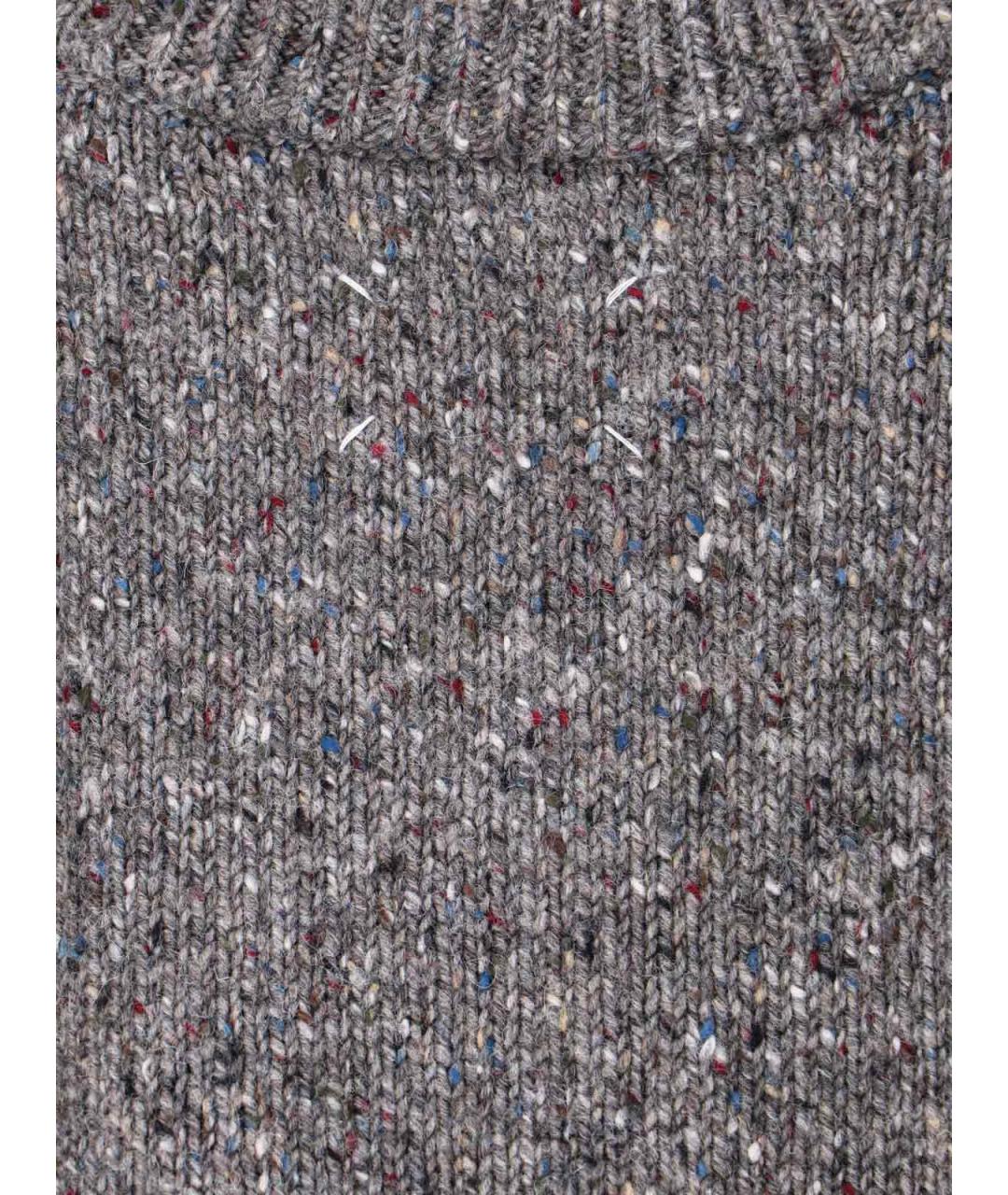 MAISON MARGIELA Серый шерстяной джемпер / свитер, фото 5
