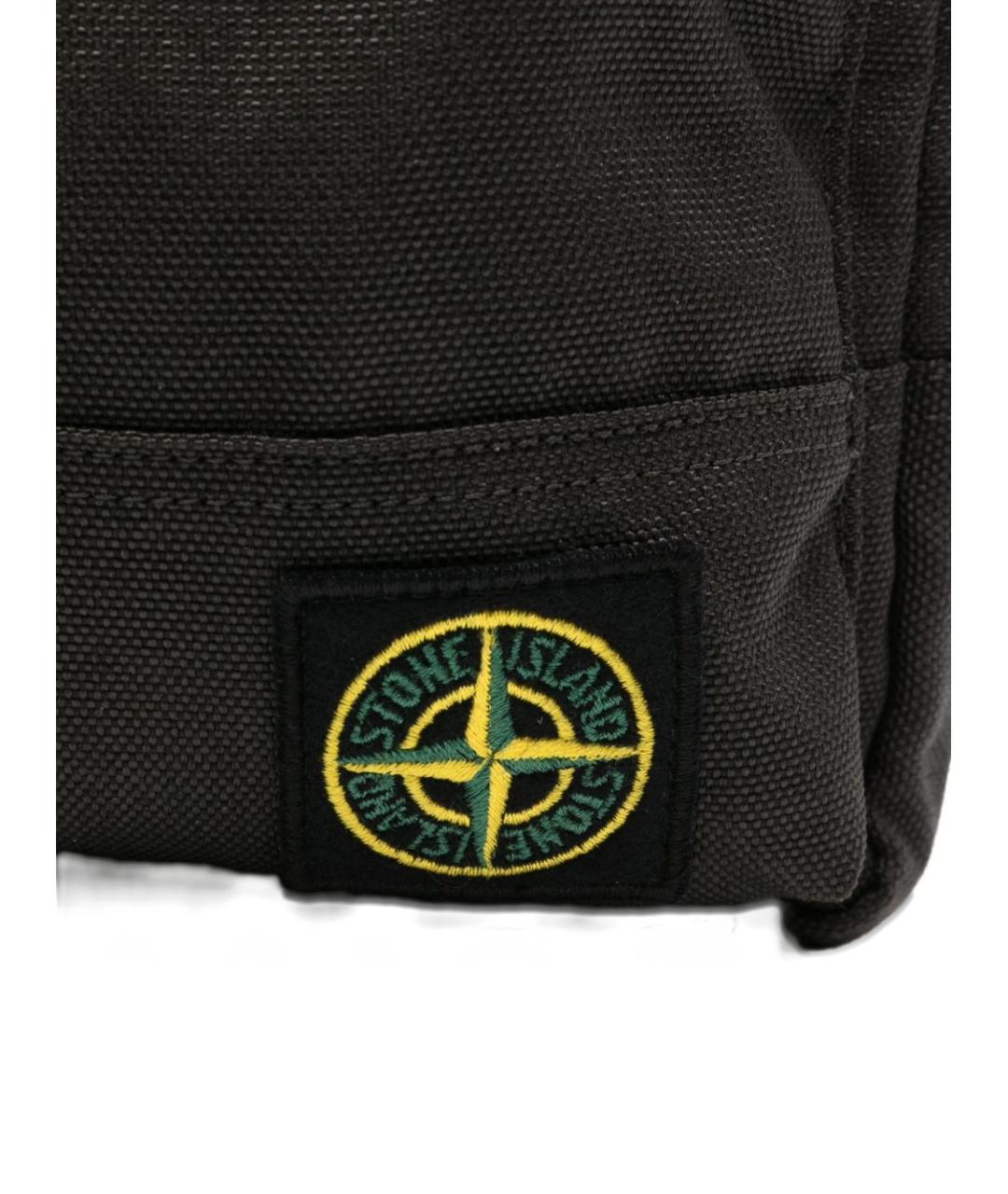 STONE ISLAND Черная синтетическая сумка на плечо, фото 4