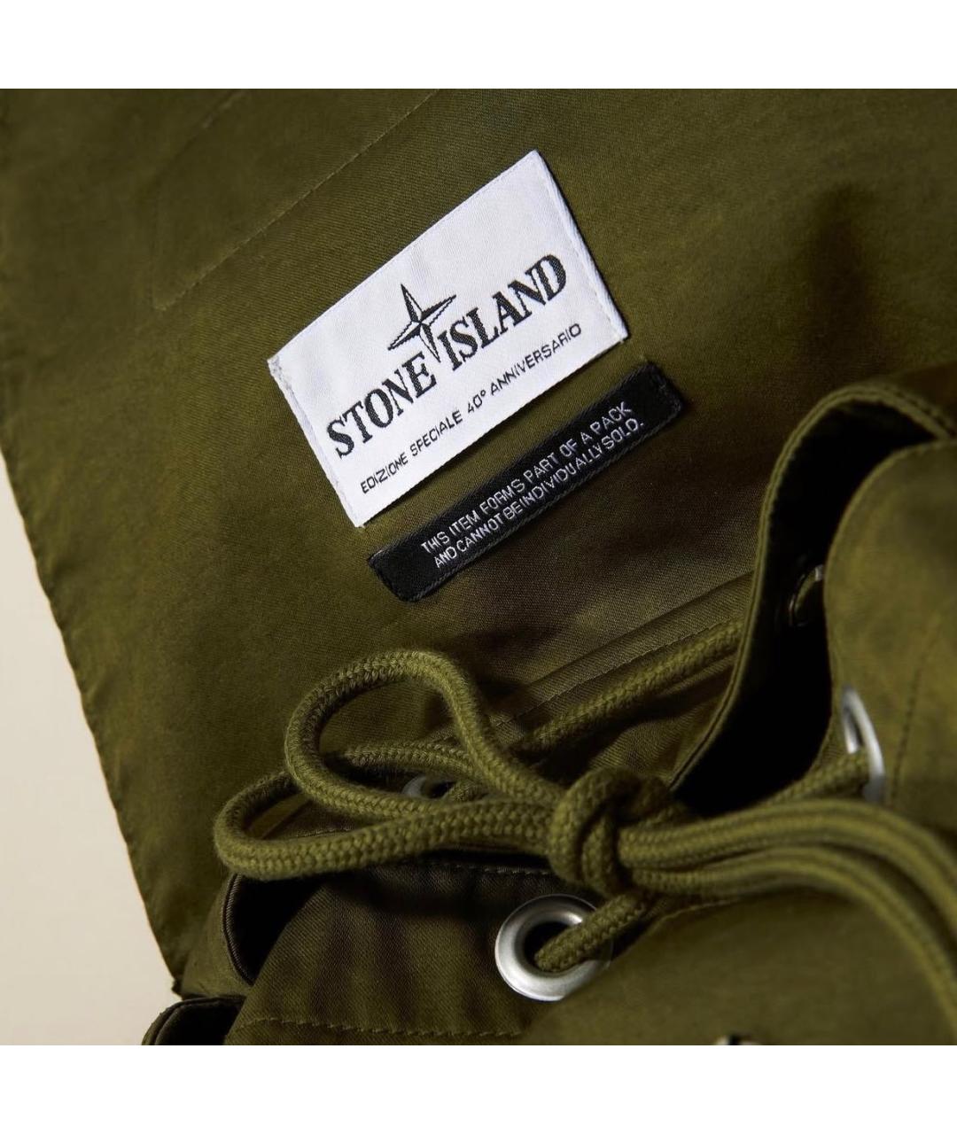STONE ISLAND Хаки рюкзак, фото 8