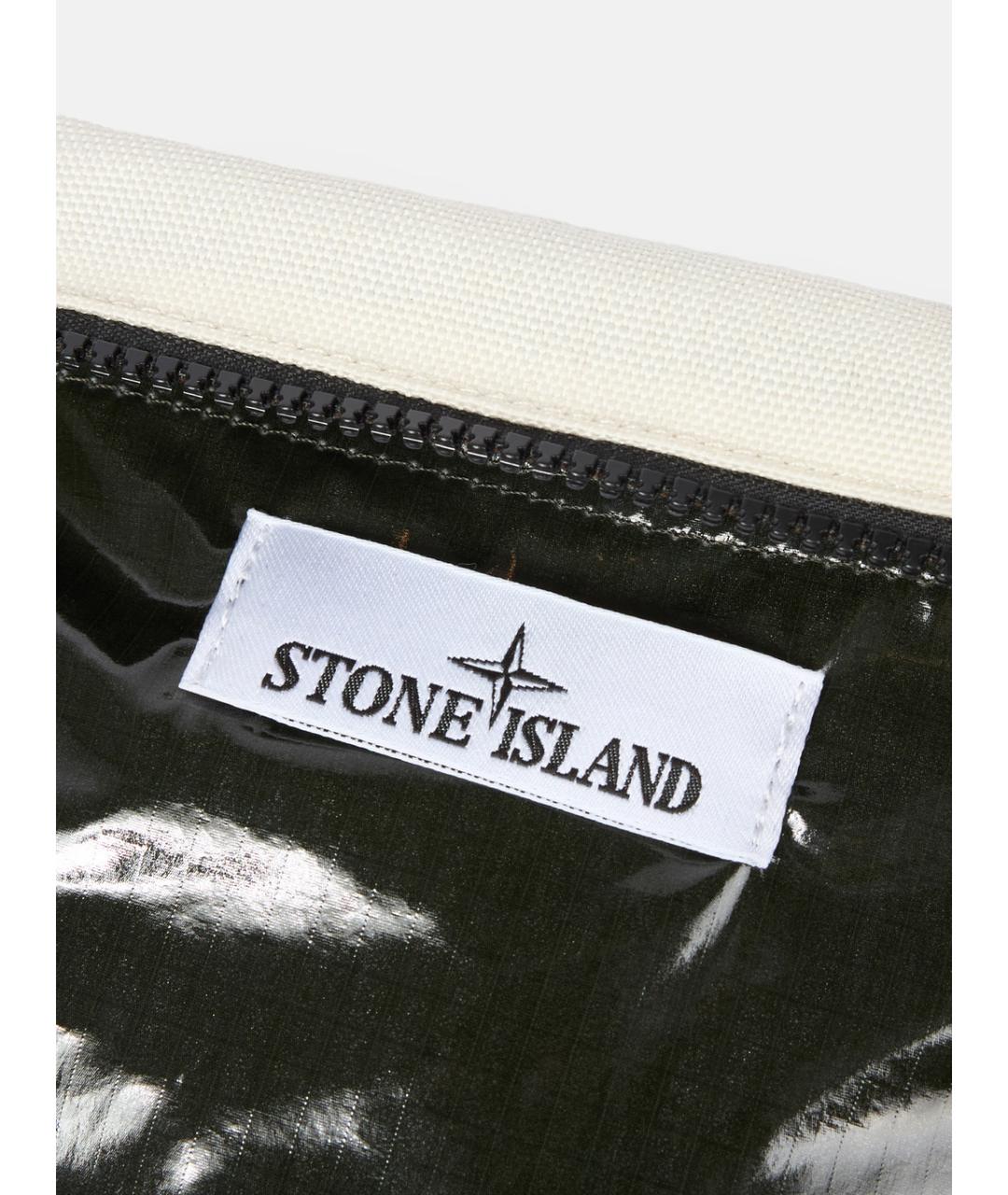 STONE ISLAND Бежевая сумка на плечо, фото 4